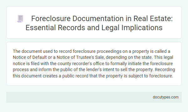 Foreclosure Documentation in Real Estate: Essential Records and Legal Implications