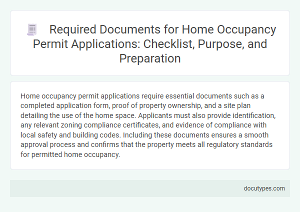 Required Documents for Home Occupancy Permit Applications: Checklist, Purpose, and Preparation