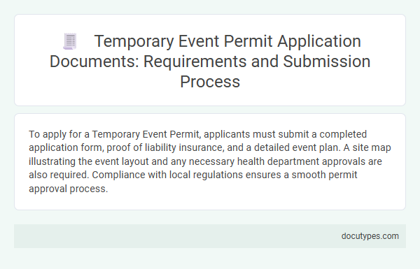 Temporary Event Permit Application Documents: Requirements and Submission Process