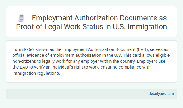 Employment Authorization Documents as Proof of Legal Work Status in U.S. Immigration