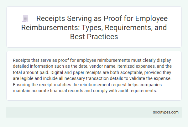 Receipts Serving as Proof for Employee Reimbursements: Types, Requirements, and Best Practices