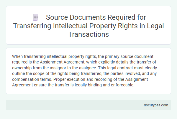 Source Documents Required for Transferring Intellectual Property Rights in Legal Transactions