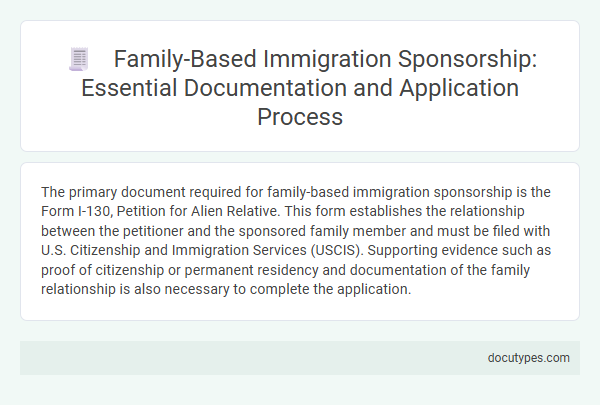 Family-Based Immigration Sponsorship: Essential Documentation and Application Process