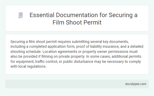 Essential Documentation for Securing a Film Shoot Permit