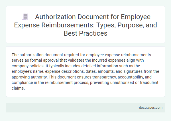 Authorization Document for Employee Expense Reimbursements: Types, Purpose, and Best Practices