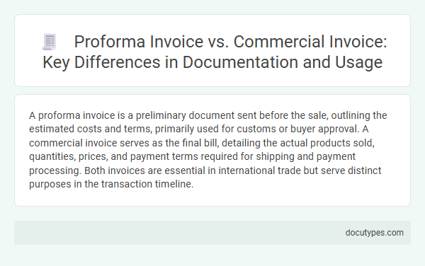 Proforma Invoice vs. Commercial Invoice: Key Differences in Documentation and Usage