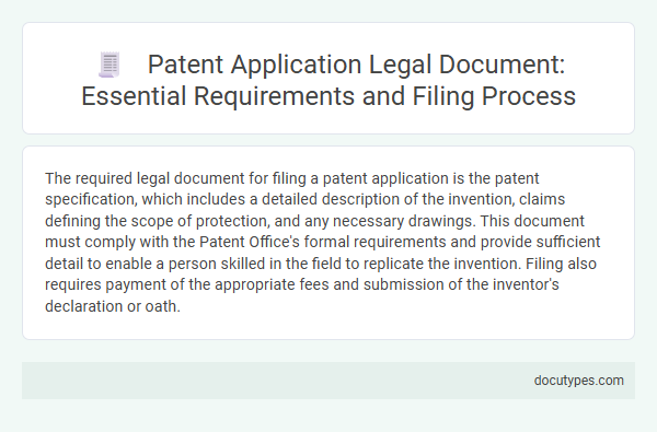 Patent Application Legal Document: Essential Requirements and Filing Process