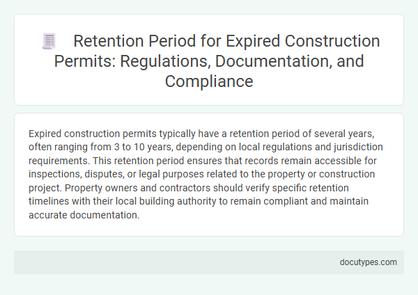 Retention Period for Expired Construction Permits: Regulations, Documentation, and Compliance