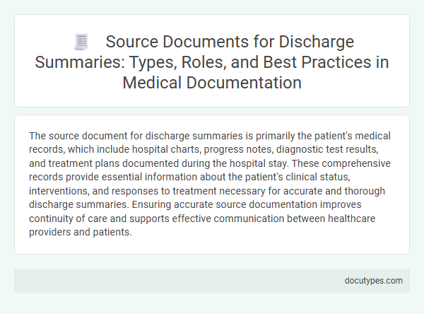 Source Documents for Discharge Summaries: Types, Roles, and Best Practices in Medical Documentation