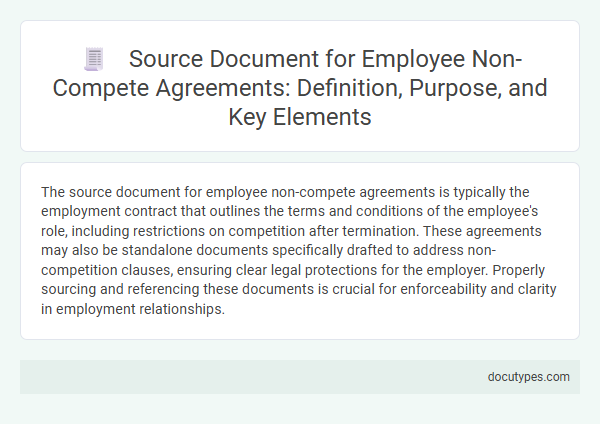 Source Document for Employee Non-Compete Agreements: Definition, Purpose, and Key Elements