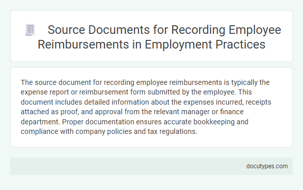 Source Documents for Recording Employee Reimbursements in Employment Practices