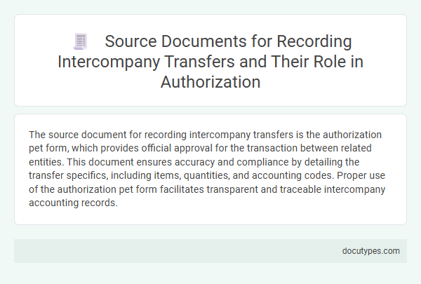 Source Documents for Recording Intercompany Transfers and Their Role in Authorization