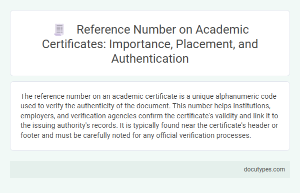 Reference Number on Academic Certificates: Importance, Placement, and Authentication