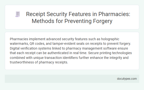 Receipt Security Features in Pharmacies: Methods for Preventing Forgery