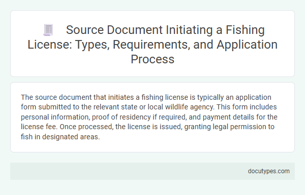 Source Document Initiating a Fishing License: Types, Requirements, and Application Process