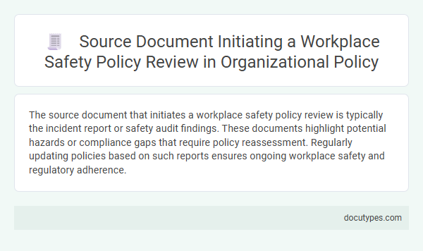 Source Document Initiating a Workplace Safety Policy Review in Organizational Policy