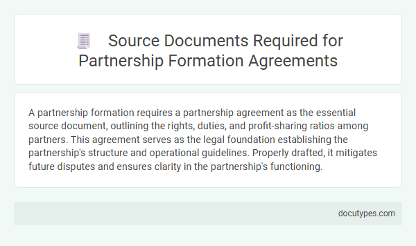 Source Documents Required for Partnership Formation Agreements
