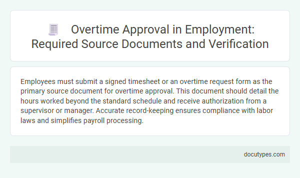 Overtime Approval in Employment: Required Source Documents and Verification