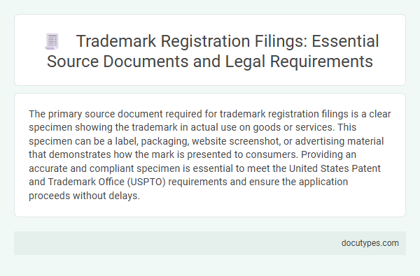 Trademark Registration Filings: Essential Source Documents and Legal Requirements