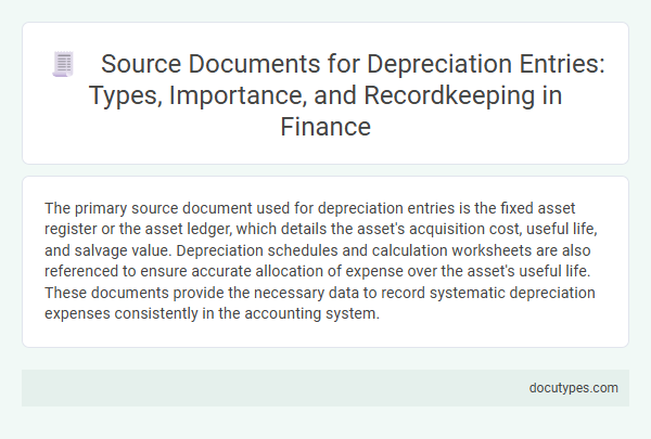 Source Documents for Depreciation Entries: Types, Importance, and Recordkeeping in Finance