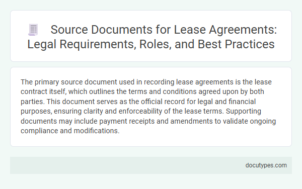 Source Documents for Lease Agreements: Legal Requirements, Roles, and Best Practices