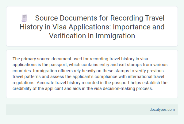 Source Documents for Recording Travel History in Visa Applications: Importance and Verification in Immigration