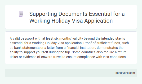 Supporting Documents Essential for a Working Holiday Visa Application