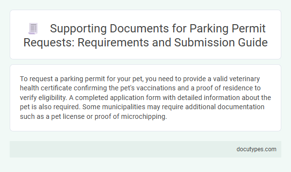 Supporting Documents for Parking Permit Requests: Requirements and Submission Guide