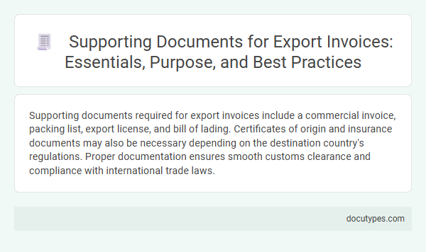 Supporting Documents for Export Invoices: Essentials, Purpose, and Best Practices