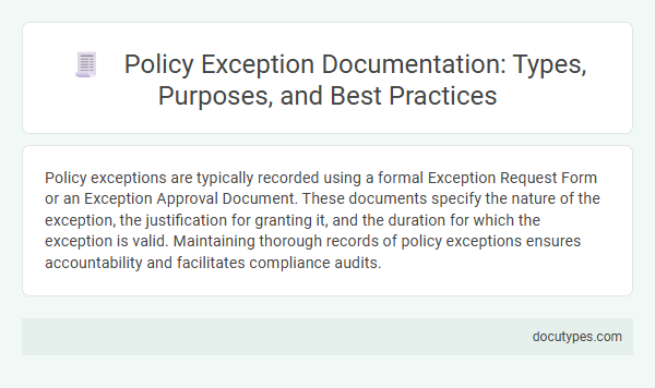 Policy Exception Documentation: Types, Purposes, and Best Practices