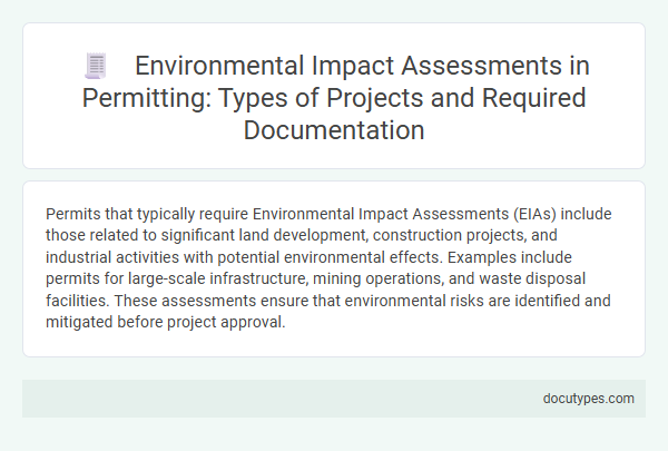 Environmental Impact Assessments in Permitting: Types of Projects and Required Documentation