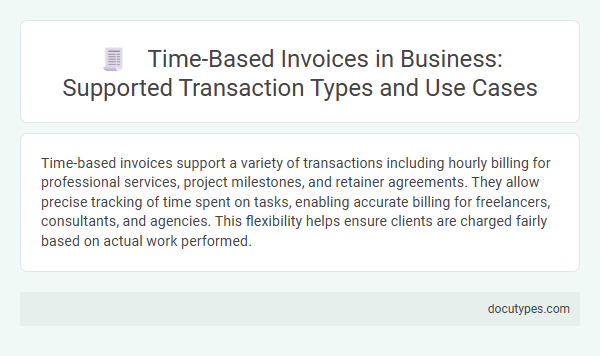 Time-Based Invoices in Business: Supported Transaction Types and Use Cases