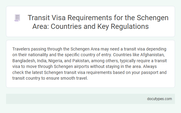 Transit Visa Requirements for the Schengen Area: Countries and Key Regulations