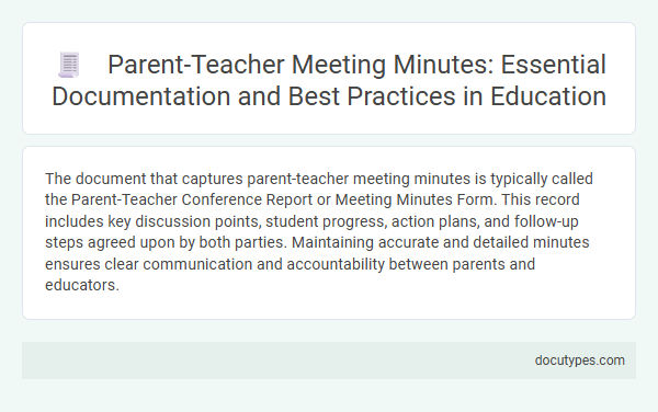 Parent-Teacher Meeting Minutes: Essential Documentation and Best Practices in Education
