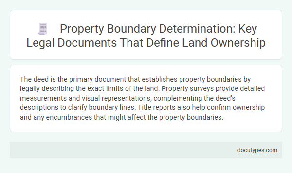 Property Boundary Determination: Key Legal Documents That Define Land Ownership