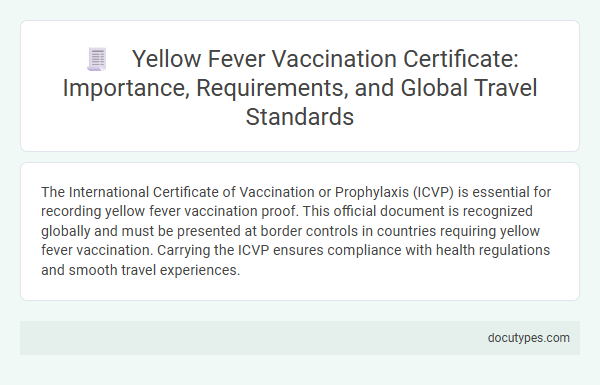 Yellow Fever Vaccination Certificate: Importance, Requirements, and Global Travel Standards
