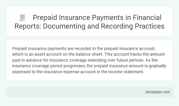 Prepaid Insurance Payments in Financial Reports: Documenting and Recording Practices