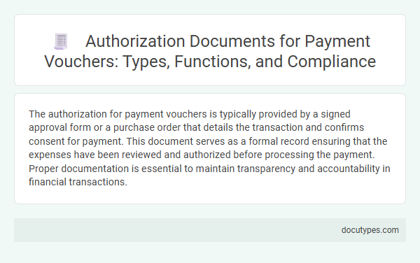 Authorization Documents for Payment Vouchers: Types, Functions, and Compliance