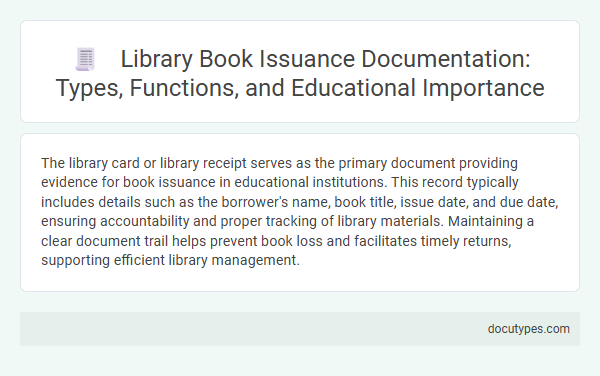 Library Book Issuance Documentation: Types, Functions, and Educational Importance