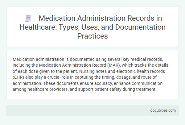 Medication Administration Records in Healthcare: Types, Uses, and Documentation Practices