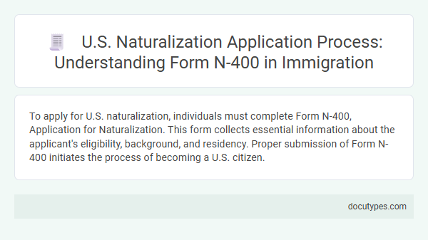 U.S. Naturalization Application Process: Understanding Form N-400 in Immigration