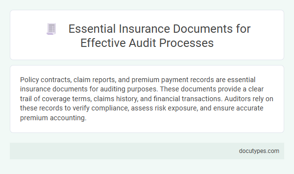 Essential Insurance Documents for Effective Audit Processes