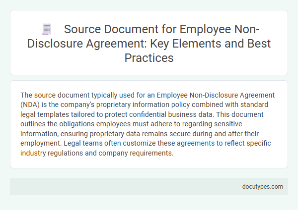 Source Document for Employee Non-Disclosure Agreement: Key Elements and Best Practices