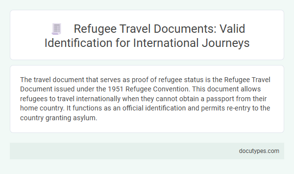 Refugee Travel Documents: Valid Identification for International Journeys