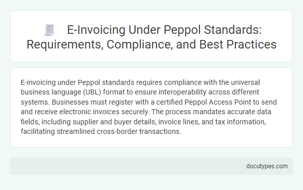 E-Invoicing Under Peppol Standards: Requirements, Compliance, and Best Practices