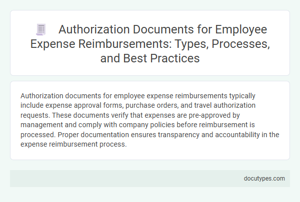 Authorization Documents for Employee Expense Reimbursements: Types, Processes, and Best Practices