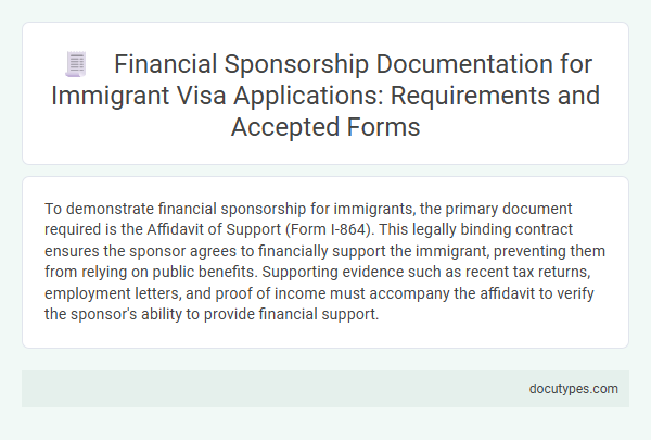 Financial Sponsorship Documentation for Immigrant Visa Applications: Requirements and Accepted Forms
