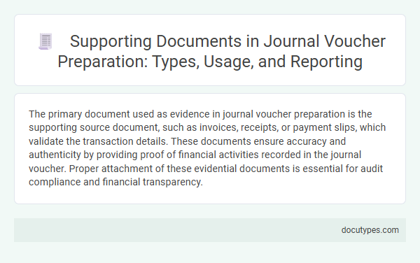 Supporting Documents in Journal Voucher Preparation: Types, Usage, and Reporting