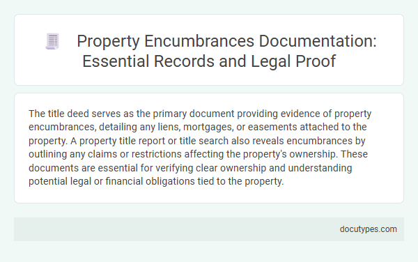 Property Encumbrances Documentation: Essential Records and Legal Proof