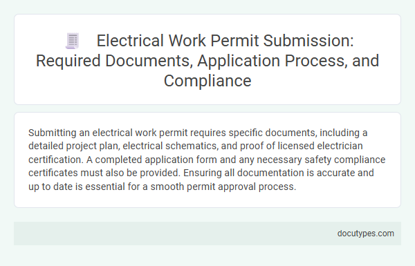 Electrical Work Permit Submission: Required Documents, Application Process, and Compliance